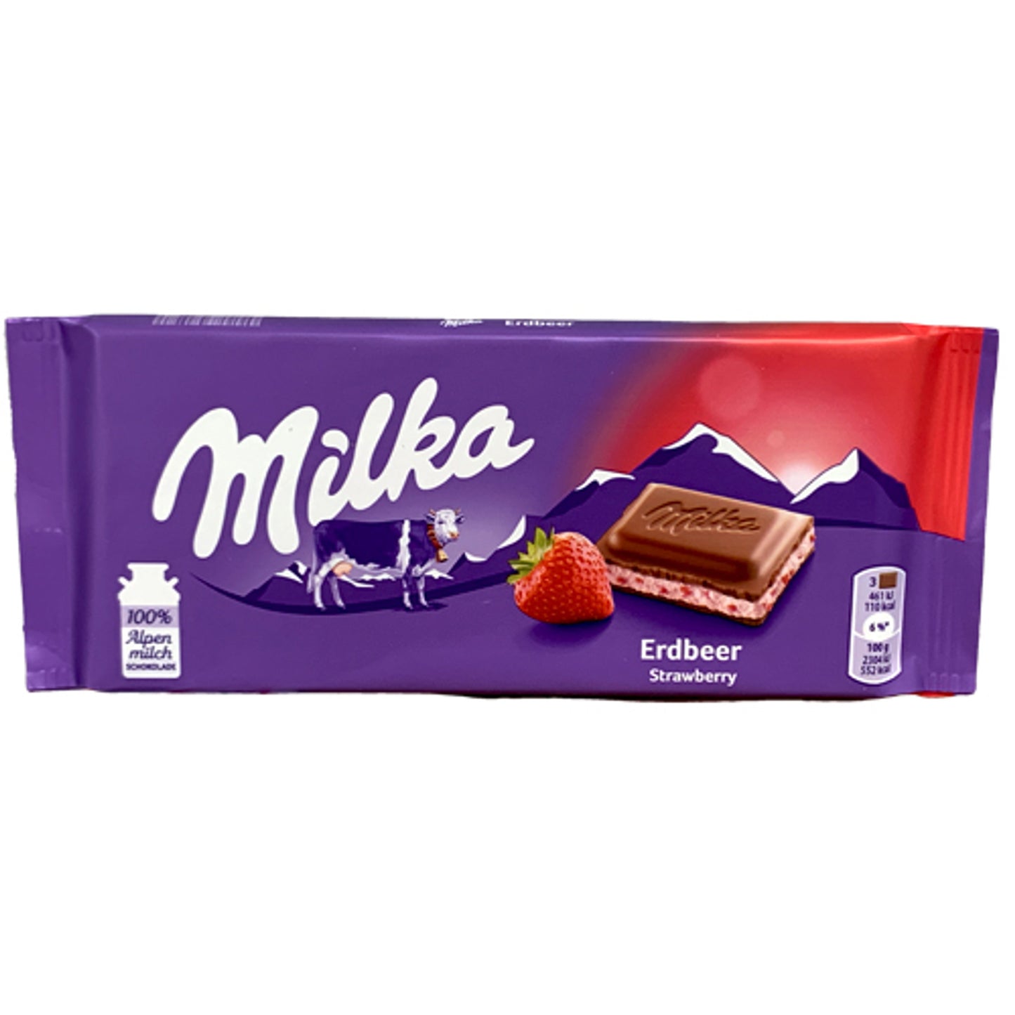 Milka Milk Chocolate Confection,
with Strawberry Yogurt