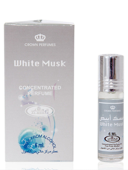 White Musk- 6ml (.2oz) Roll-On
Perfume Oil by Al-Rehab