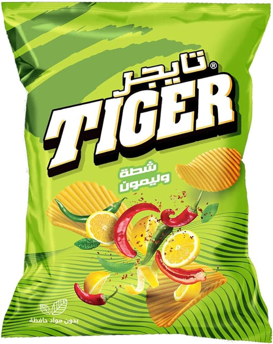 Tiger chips chilli and lime large