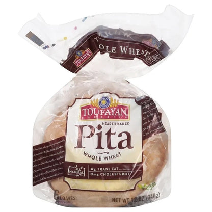 Toufayan Bakeries Whole Wheat Pita Bread