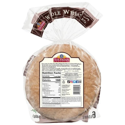 Toufayan Bakeries Whole Wheat Pita Bread