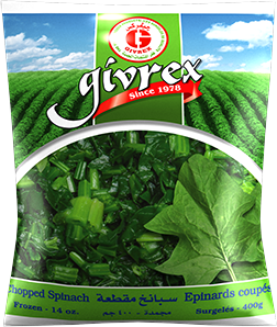 Frozen Givrex Spinach (400gm)