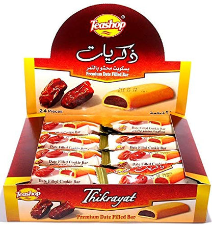 Teashop Memories “Thikrayat” Date Filled Bars (19g x 24) 456g